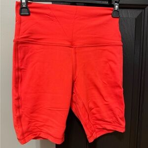 Lululemon Athletica Vibrant Red Women's biker shorts